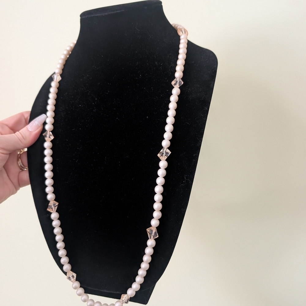 Vintage Faux Pearl Necklace